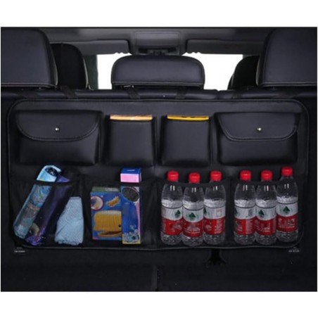 IUKTHHJOR Organisateur de Coffre Voiture pour Mitsubishi Pajero Shogun Montero V80 V87 V93 V97, Suspendu Sac de Rangement Coffre