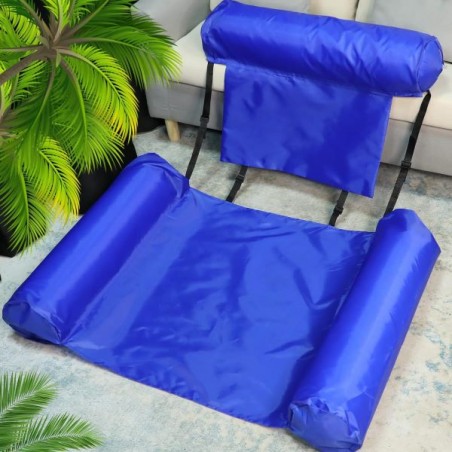 chaise gonflable, pliable, flottante, matelas pneumatique pour la plage, chaise de piscine