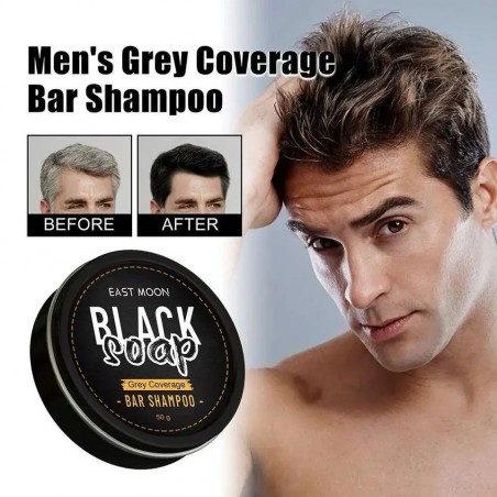 BLACK SOAP-Shampoing Bar au Savon Noir East Moon