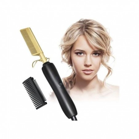 Peigne Électrique Professionnel pour Lisser les Cheveux