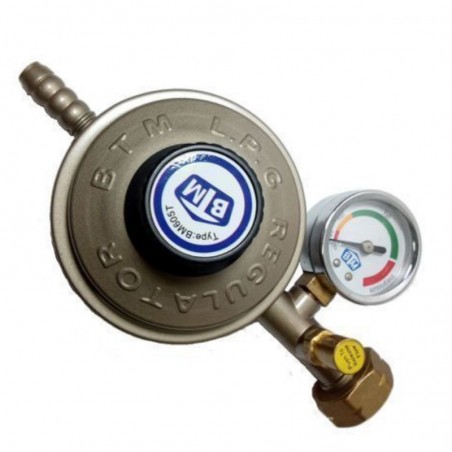 BTM LPG Regulator with Pressure Gauge