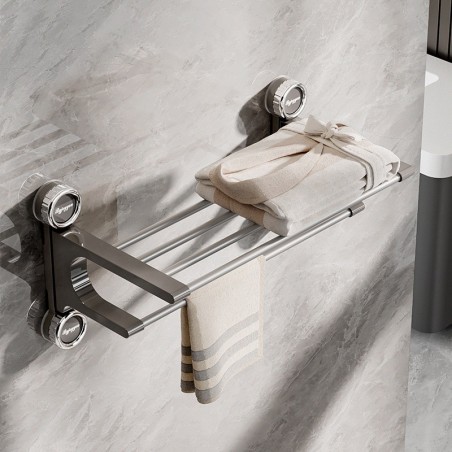 Stainless Steel Wall-Mounted Towel Rack